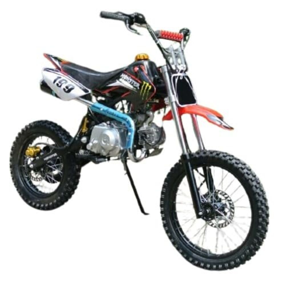 125cc Dirt Bike 125cc Super-Cross Dirt Bike - Best Off-Road Vehicle, Affordable and Budget Friendly Motorcycle, Wheel Base : 1180 mm, Multi-Colour Suitable for Adults between 18 to 35years