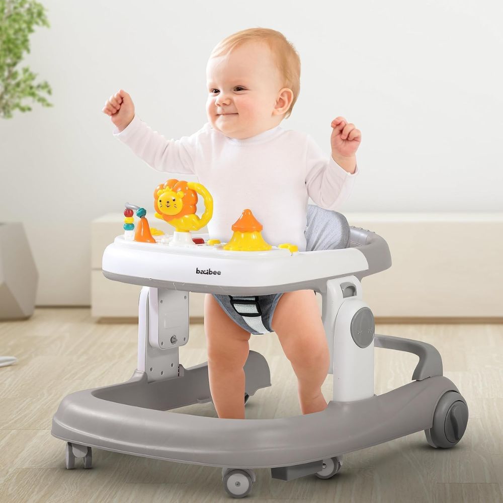 Astro 2 in 1 Baby Walker for Kids with 3 Adjustable Height & Wheel Lock | Activity Push Walker for Baby with Musical Toy Bar & Stopper | Kids Walker Baby 6-18 Months Boy Girl