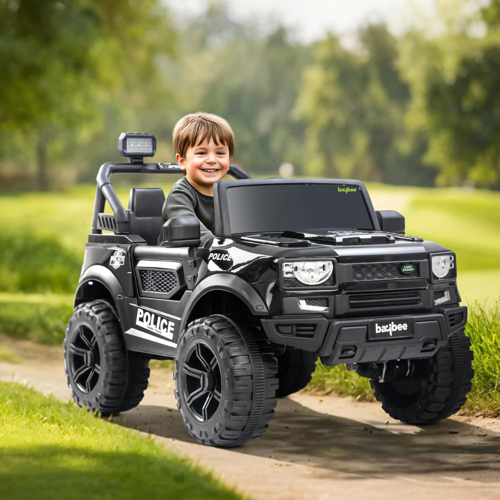 Maverick PORD Model Battery Operated Jeep for Kids with RGB Windshield Light, Bluetooth, USB & Music | Baby Big Ride on Battery Car | Electric Jeep Car for Kids to Drive for 2 to 6 Years Boys Girl