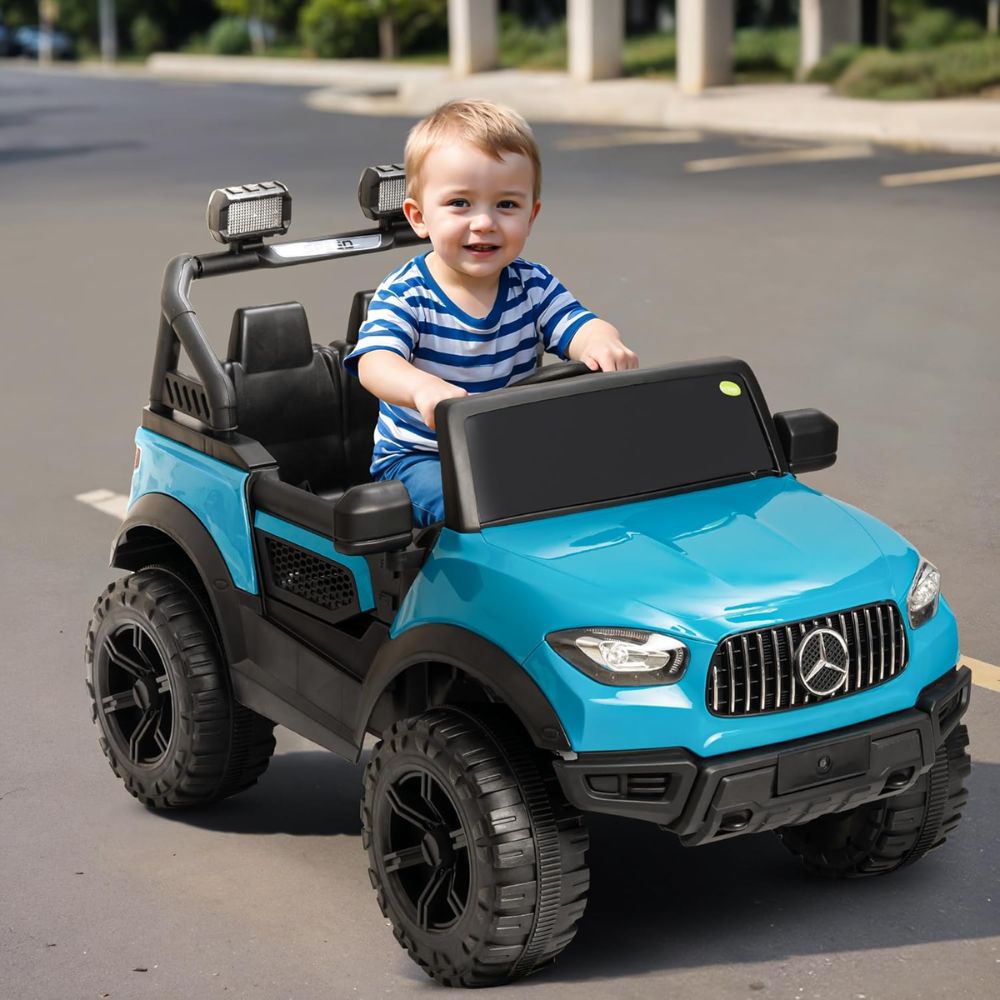 Renegade 2*2 Battery Operated Jeep for Kids, Ride on Toy Kids Car with RGB Windshield Light & Music | Electric Jeep Battery Car | Baby Big Car for Kids to Drive 3 to 8 Years Boys Girls