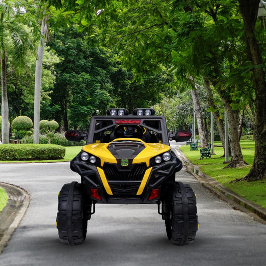 2188 Battery Operated 4x4 Jeep for Kids, Ride on Toy Kids Car with Light & Music | Electric Jeep Battery Car | Baby Big Car for Kids to Drive 1 to 9 Years Boys Girls