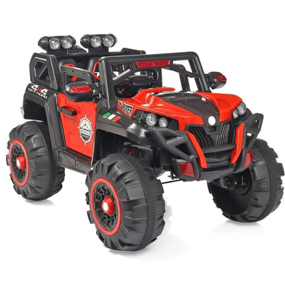 2188 Battery Operated 4x4 Jeep for Kids, Ride on Toy Kids Car with Light & Music | Electric Jeep Battery Car | Baby Big Car for Kids to Drive 1 to 9 Years Boys Girls