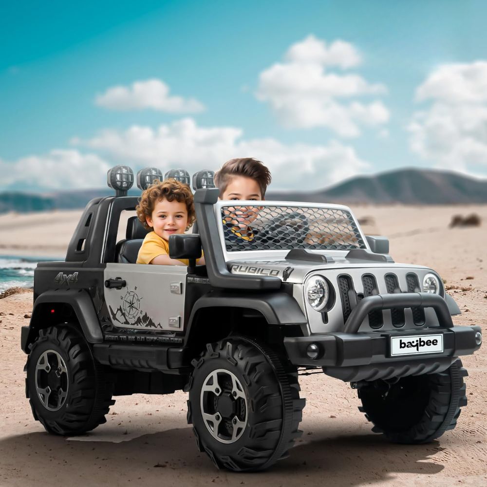 Atom Big Size Rechargeable Battery Operated Jeep for Kids