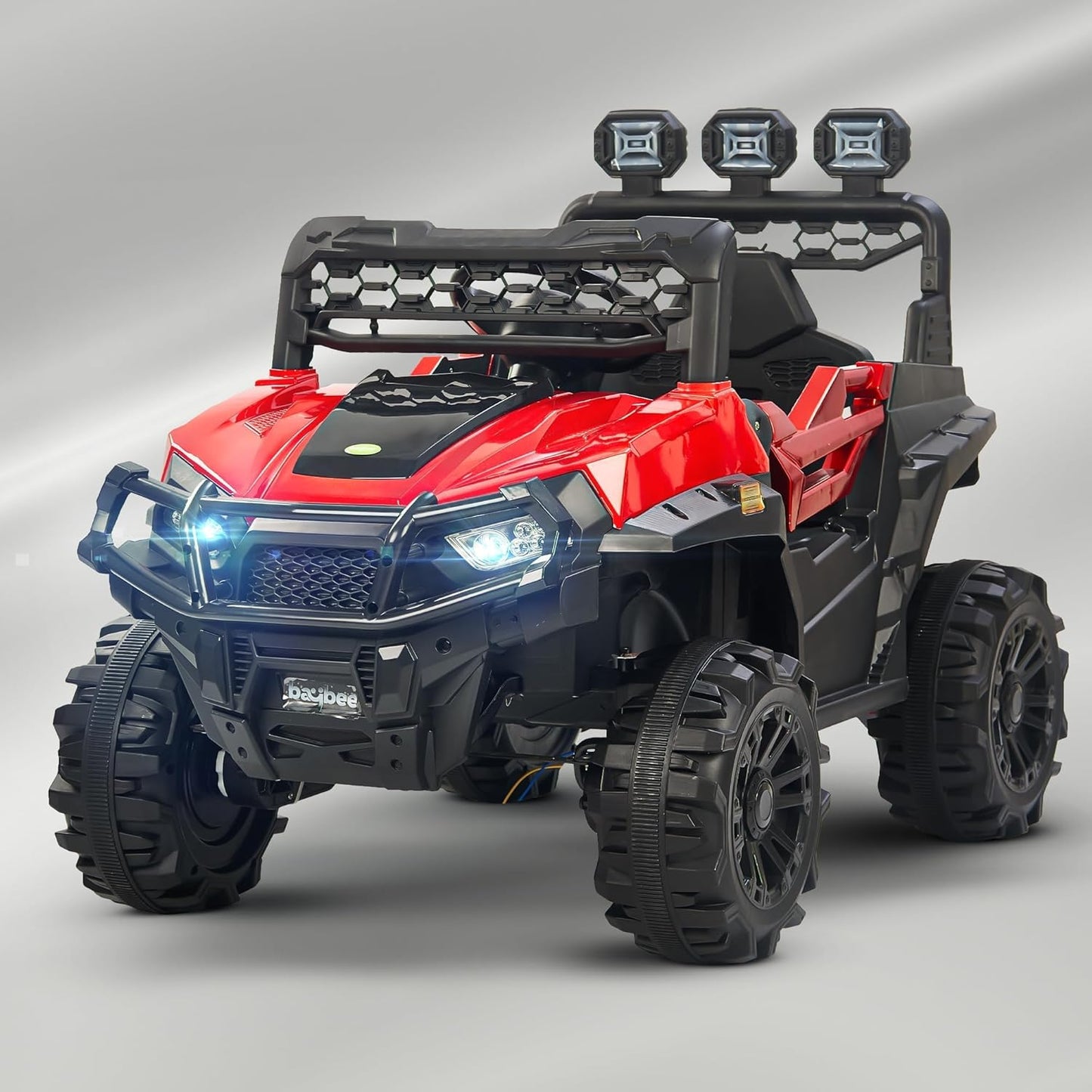 SRI MAHESHWARI ENTERPRISES - Broot Battery Operated Jeep for Kids, Ride on Toy Baby Car with Light & Music, Kids Baby Big Battery Car, Electric Jeep Car for Kids to Drive 3 to 8 Years