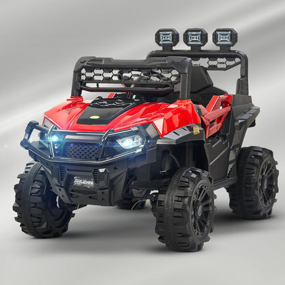 SRI MAHESHWARI ENTERPRISES - Broot Battery Operated Jeep for Kids, Ride on Toy Baby Car with Light & Music, Kids Baby Big Battery Car, Electric Jeep Car for Kids to Drive 3 to 8 Years