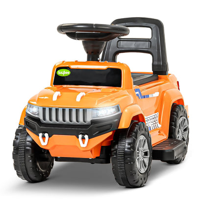 Speedy Pro Rechargeable Battery Operated Jeep for Kids, Ride on Toy Kids Car with Music, LED Light & Storage, Baby Big Electric Jeep Battery Car for Kids to Drive 1 to 4 Years Boy Girl (Red)