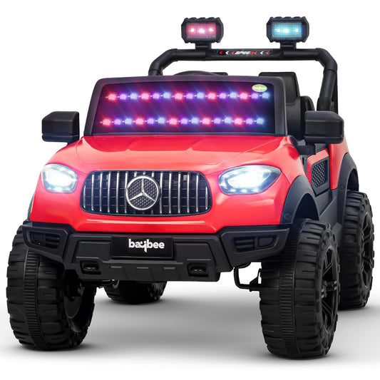 Sri Maheshwari Enterprises - BEN 2*2 Battery Operated Jeep for Kids, Ride on Toy with RGB Windshield Light & Music | Electric Jeep Battery Car | Baby Big Car for Kids to Drive 3 to 8 Years Boys Girls