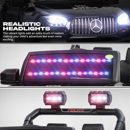 Sri Maheshwari Enterprises - BEN 2*2 Battery Operated Jeep for Kids, Ride on Toy with RGB Windshield Light & Music | Electric Jeep Battery Car | Baby Big Car for Kids to Drive 3 to 8 Years Boys Girls