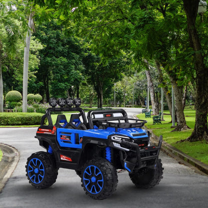 Discovery Jeep 2 Seater Electric Jeep for Kids, 4x4 Ride on Car with Music, Suspension and LED Lights, Ages 3-9