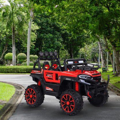 Discovery Jeep 2 Seater Electric Jeep for Kids, 4x4 Ride on Car with Music, Suspension and LED Lights, Ages 3-9
