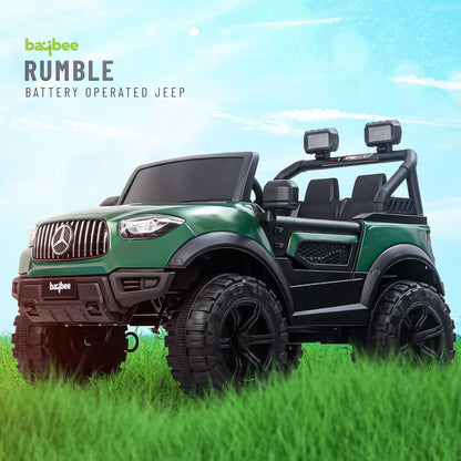 Sri Maheshwari Enterprises - BEN 2*2 Battery Operated Jeep for Kids, Ride on Toy with RGB Windshield Light & Music | Electric Jeep Battery Car | Baby Big Car for Kids to Drive 3 to 8 Years Boys Girls
