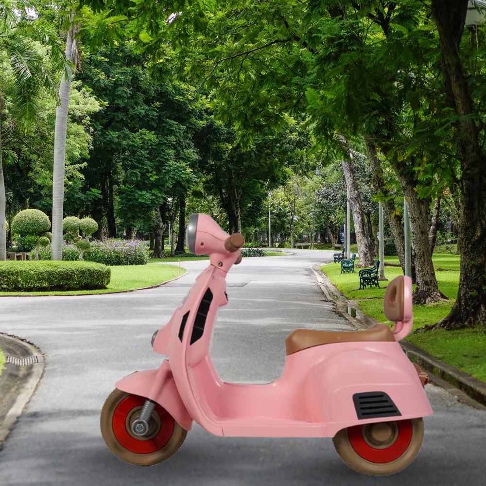 Mini Scooter 6V Battery Operated Rechargeable Ride On Scooter with Foot Accelerator for Kids, 2 to 5 Years,