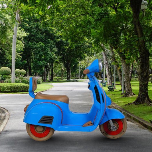 Mini Scooter 6V Battery Operated Rechargeable Ride On Scooter with Foot Accelerator for Kids, 2 to 5 Years,