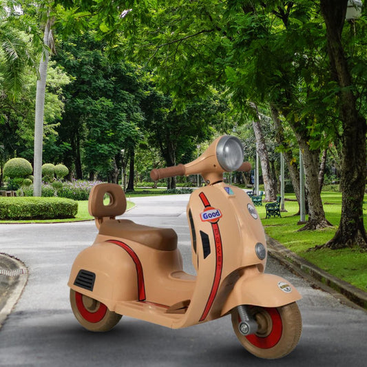 Mini Scooter 6V Battery Operated Rechargeable Ride On Scooter with Foot Accelerator for Kids, 2 to 5 Years,