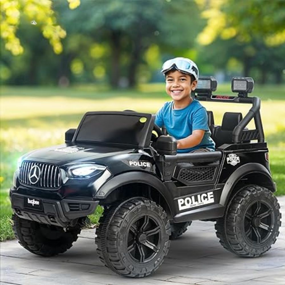 Renegade 2*2 Battery Operated Jeep for Kids, Ride on Toy Kids Car with RGB Windshield Light & Music | Electric Jeep Battery Car | Baby Big Car for Kids to Drive 3 to 8 Years Boys Girls