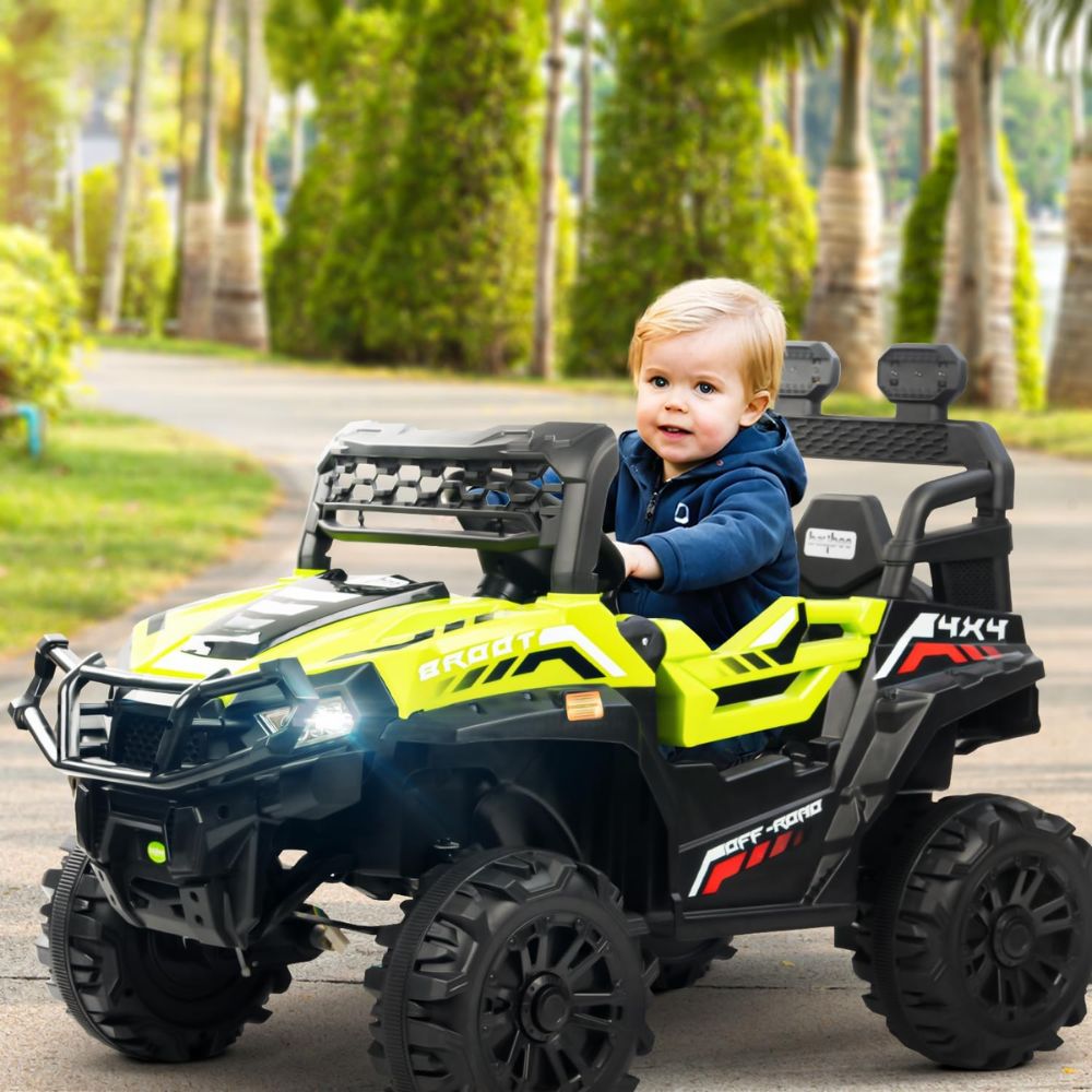 Broot 4*4 Battery Operated Jeep for Kids, Ride on Toy Baby Car with Light & Music, Kids Baby Big Battery Car, Electric Jeep Car for Kids to Drive 3 to 8 Years