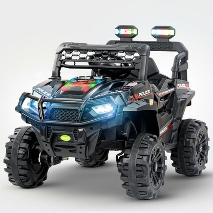 Broot Metallic Painted 4*4 Battery Operated Jeep for Kids, Ride on Toy Baby Car with Light & Music, Kids Baby Big Battery Car, Electric Jeep Car for Kids to Drive 3 to 8 Years