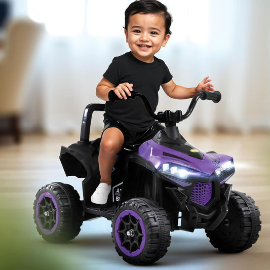 Monstro ATV Battery Operated Electric Bike for Kids | Rechargeable Ride on Baby Big Bikes with Light, USB & Music | Beach ATV Bike | Electric Bike for Kids 2 to 5 Year Boys Girls