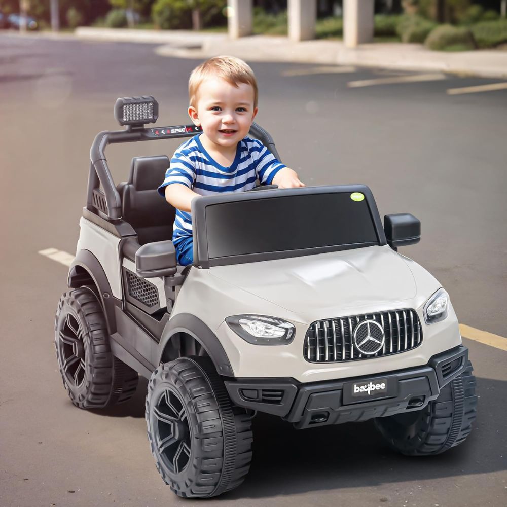 Renegade 2*2 Battery Operated Jeep for Kids, Ride on Toy Kids Car with RGB Windshield Light & Music | Electric Jeep Battery Car | Baby Big Car for Kids to Drive 3 to 8 Years Boys Girls