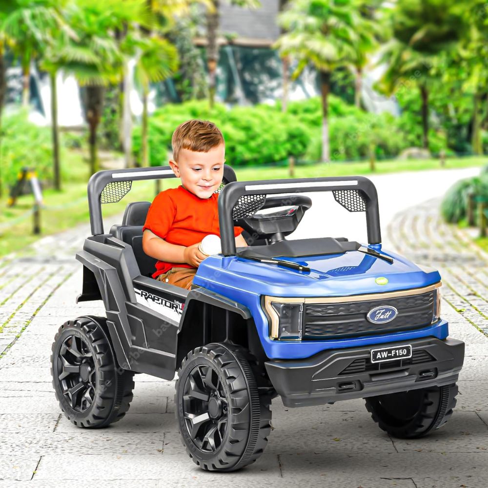 Raptor Kids Rechargeable Small Battery Operated Jeep for Kids, Ride on Toy Kids Car with Light & Music | Baby Big Electric Car Jeep | Battery Car for Kids to Drive 2 to 6 Years Boy Girl