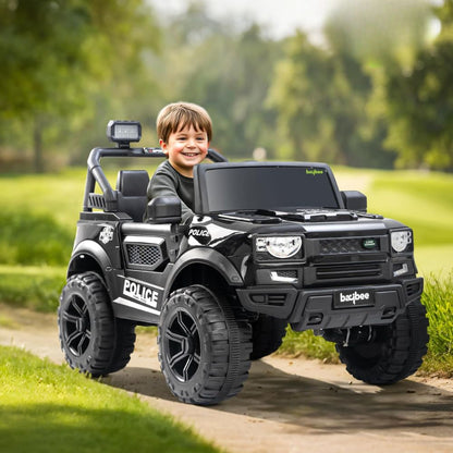 Rover Pro 4×4 Battery Operated Jeep for Kids, Ride on Toy Car with RGB Windshield Light & Music | Baby Big Battery Car | Electric Jeep Car for Kids to Drive 2 to 6 Years (Painted Blue)